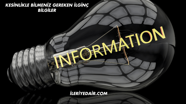 Kesinlikle Bilmeniz Gereken İlginç Bilgiler