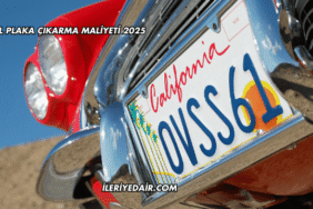 Özel Plaka Çıkarma Maliyeti 2025
