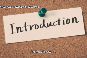 Tanıtım Yazısı Nasıl Satın Alınır?