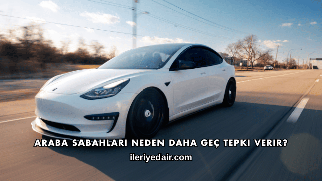 Araba Sabahları Neden Daha Geç Tepki Verir?