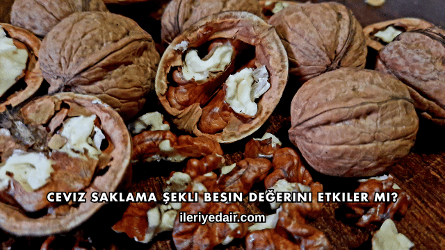 Ceviz Saklama Şekli Besin Değerini Etkiler mi?
